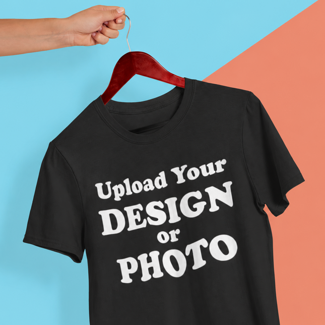 Upload Your Design, Photo and Text - Black Shirt