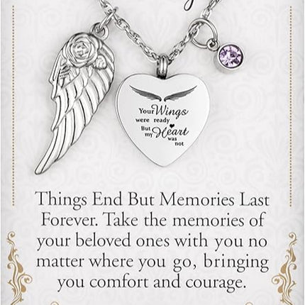 Heart Urn Necklace for Ashes