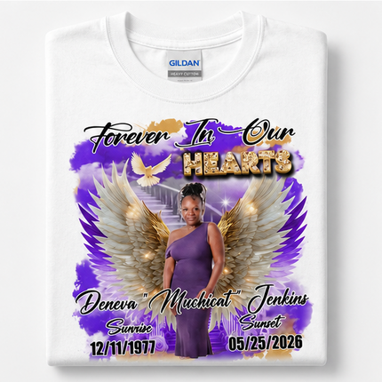 Forever In Our Hearts , Purple Gold shades