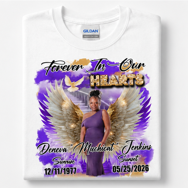 Forever In Our Hearts , Purple Gold shades