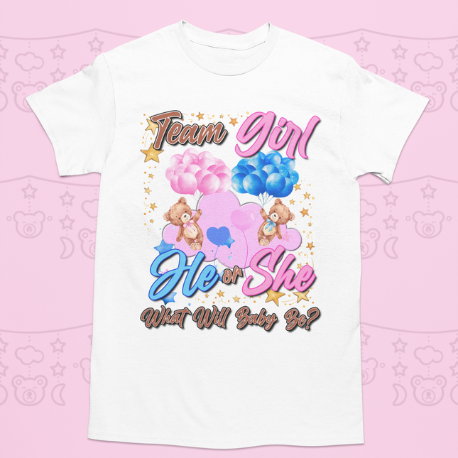 Cute Bear Gender Reveal – He or She, what will baby be?