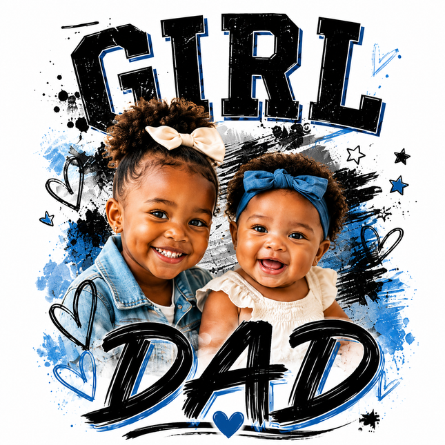 Girl Dad Personalized Photo Gift