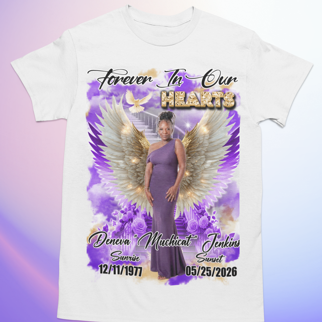 Forever In Our Hearts , Purple Gold shades