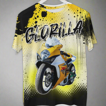 Glorilla All-over Print Race T-shirt.