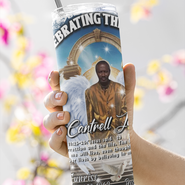 Celebrating the life  Design 20oz Tumbler