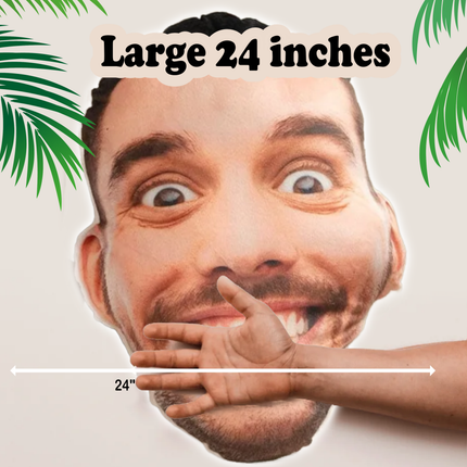 Custom Face Cut-Out Pillow