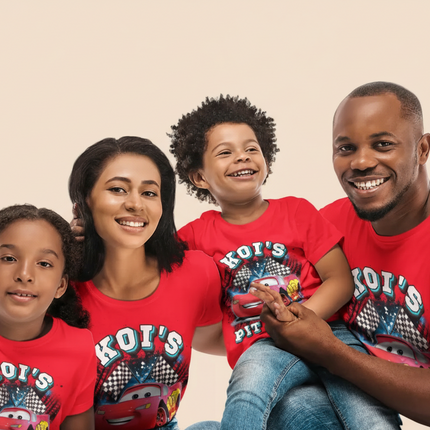 Koi's Pit Crew . Birthday Shirts